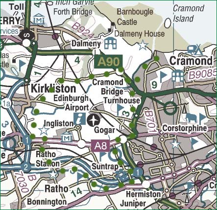 Ratho route map
